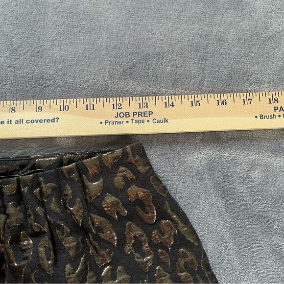 NWT Kenneth Cole New York The Verona Jacquard Leopard Skirt Size 8P - Picture 7 of 8